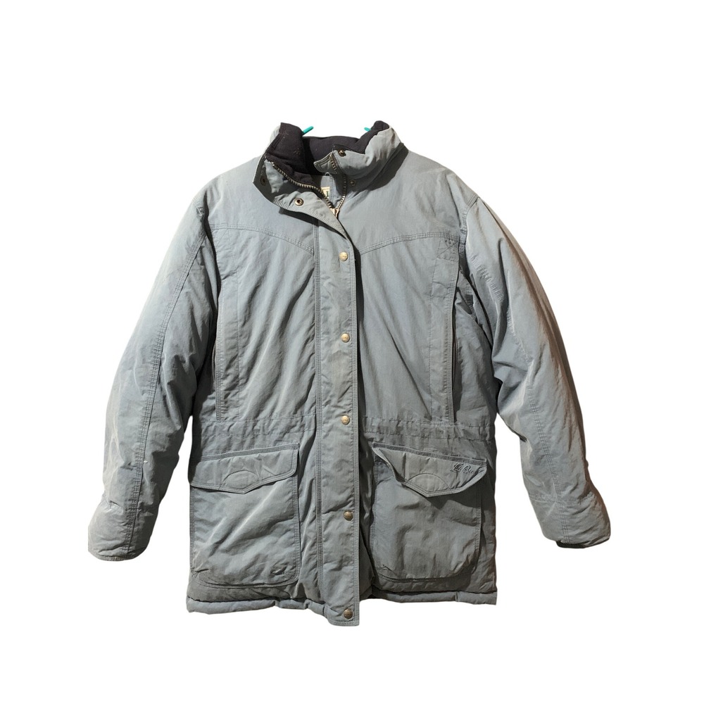 L.L. Bean Parka Womens Medium Baxter State Parka Blue Goose Down OCS40 L.L. Bean